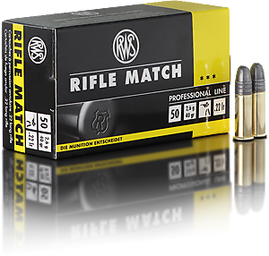 RWS Rifle Match .22 LR 2,6 g / 40 grs