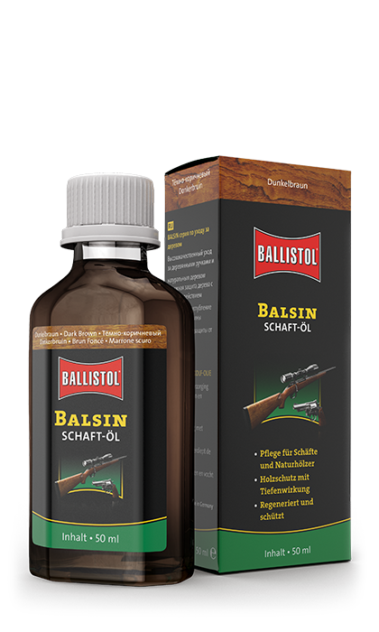 Ballistol Balsin Stock Oil - hnědý, 50 ml