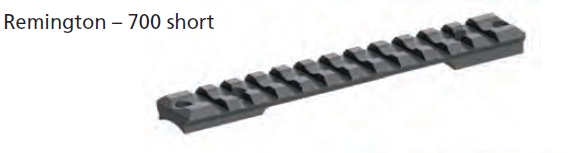 Jednodílná Weaver - Picantinny lišta Recknagel Short pro Remington 700