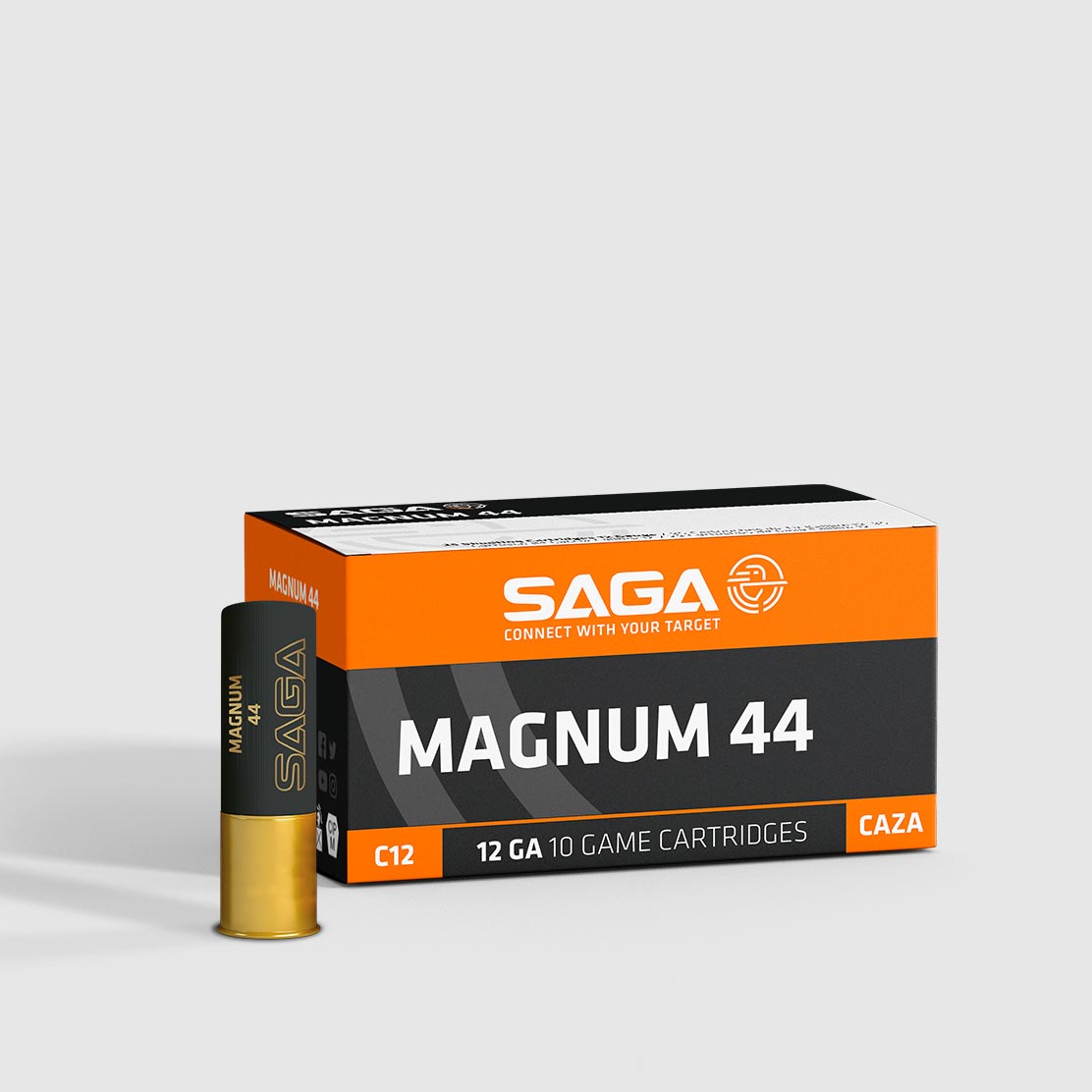 Lovecký brokový náboj Saga Magnum 44 g 12/70 brok 3 mm