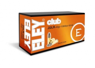 ELEY club, .22 LR, 40 grs/2,59 g
