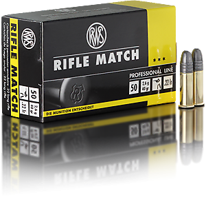 RWS Rifle Match .22 LR 2,6 g / 40 grs