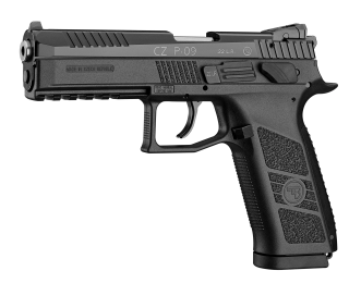 Samonabíjecí malorážková pistole CZ P-09 Kadet, .22 LR, černá barva, 10 ran