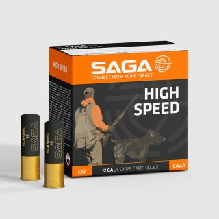 Lovecký brokový náboj Saga High Speed 36 12/70 brok 3,25 mm